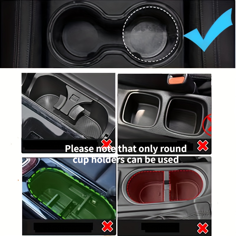 Auto Becherhalter Multifunktionaler Auto-Getränkehalter mit anbringbarem  Tablett 360 ° drehbarer Verstellbarer Auto-Essenstablett-Tisch (Color :  Small): : Auto & Motorrad