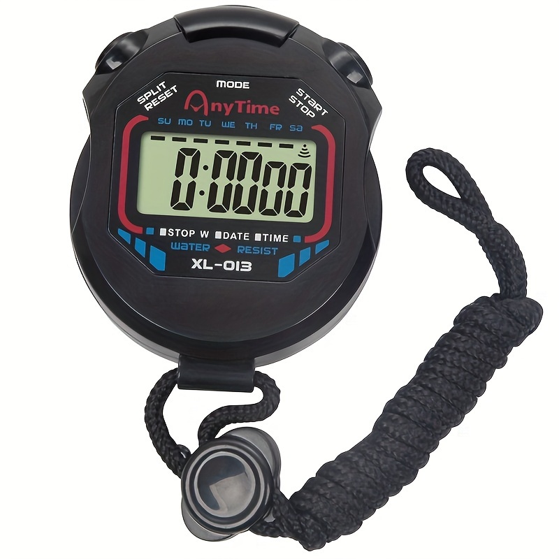 Reloj cronómetro deportivo digital, Cronómetro digital con alarma