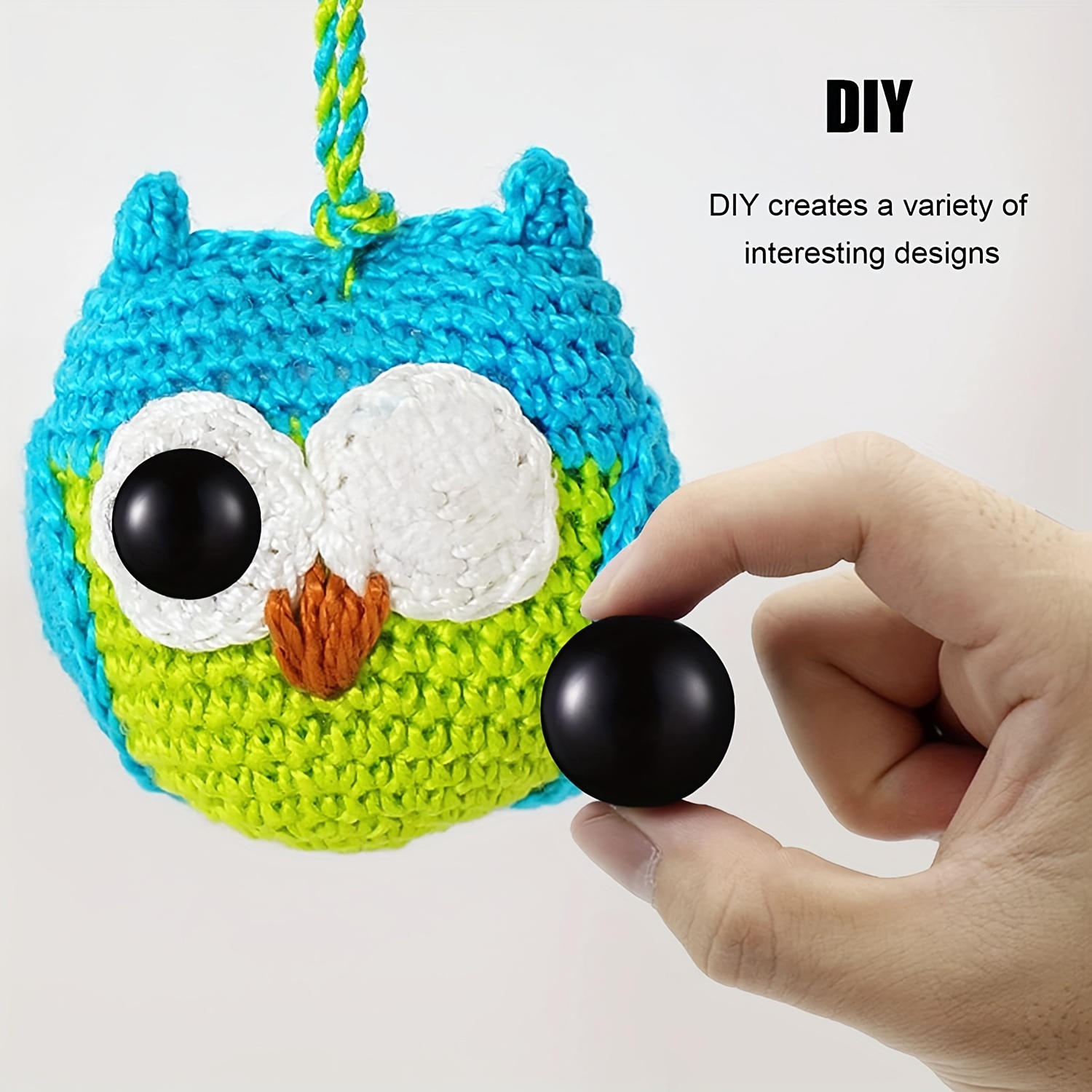 Safety Eyes For Amigurumi Stuffed Crochet Eyes With Washers - Temu