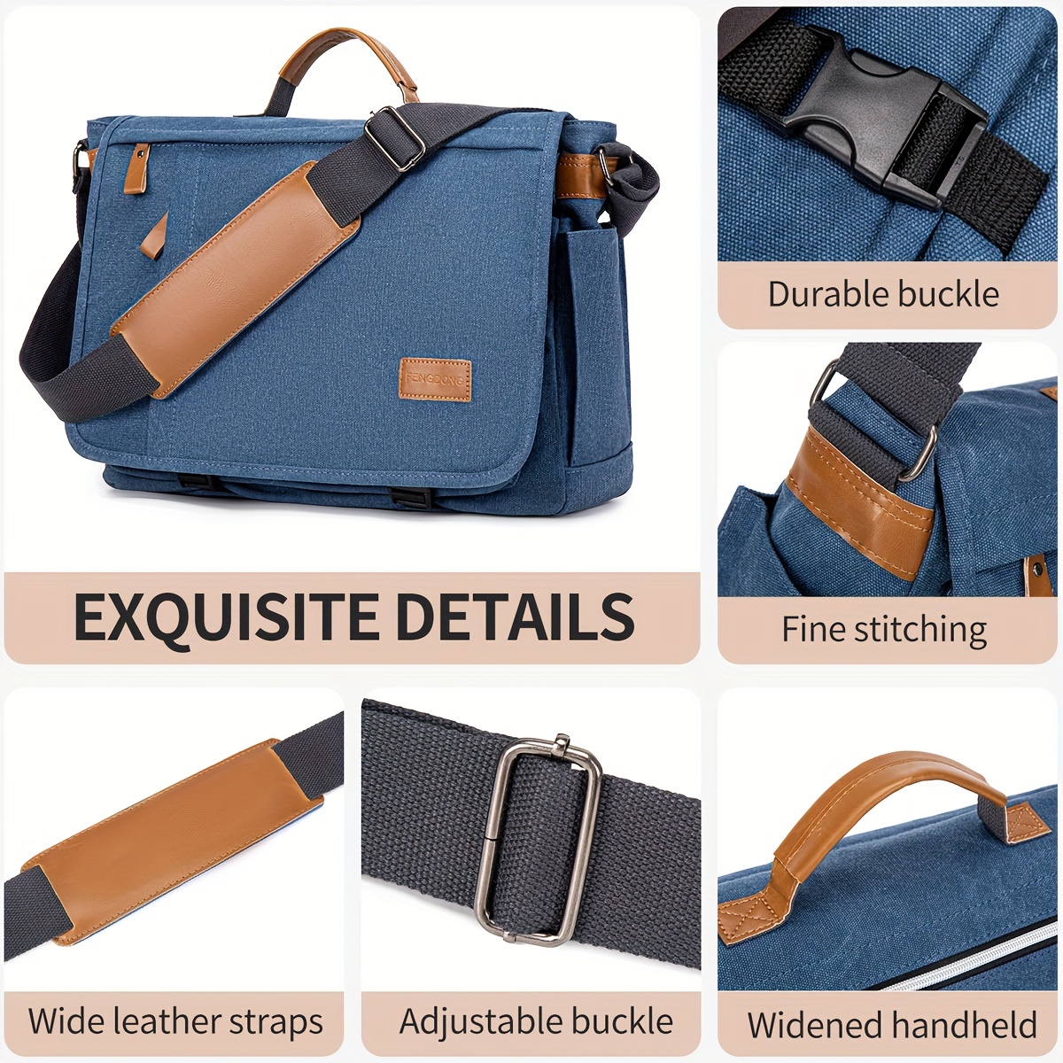 Retro Romance Multi Compartment Laptop Briefcase With Pockets - Thorn  Ridge® and Thorn Ridge Ranch®