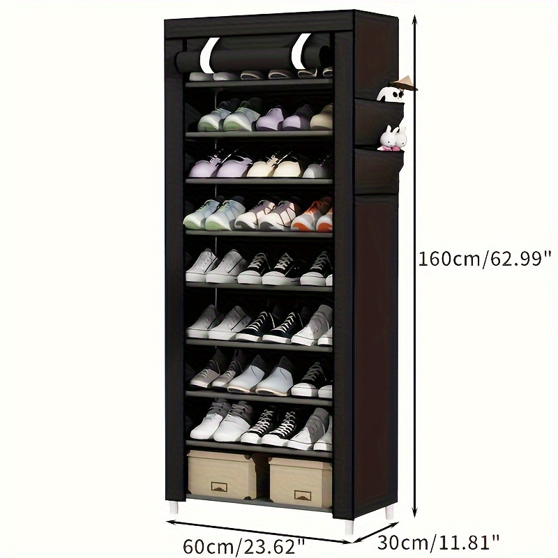 Armoire De Rangement chaussures à 12 Étages , détachable, anti-poussière,  peu encombrant - Letshop.dz