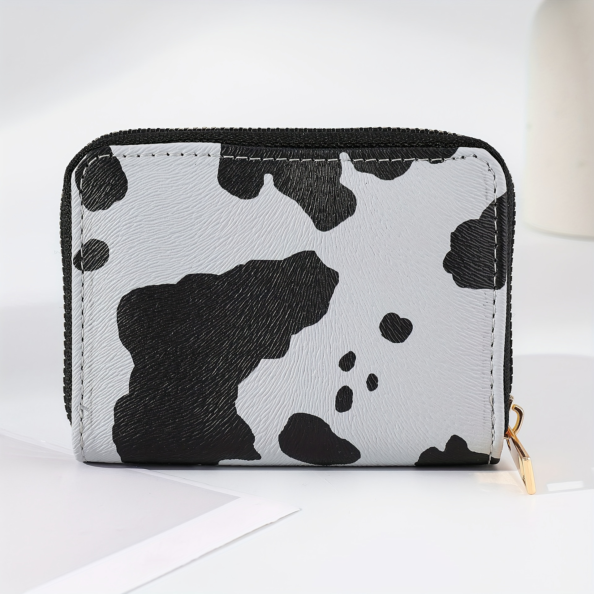 Trendy Cow Pattern Card Holder, Organ Multi-card Slots Certificate Card  Case, Perfect Casual Card Coin Bag For Daily Use - Temu