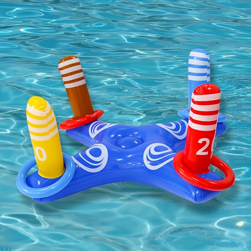 Outdoor Swimming Pool accessories Inflatable Cactus Ring Toss Game Set  Floating Pool Toys Beach Party Supplies Party Bar Travel - Realistic Reborn  Dolls for Sale