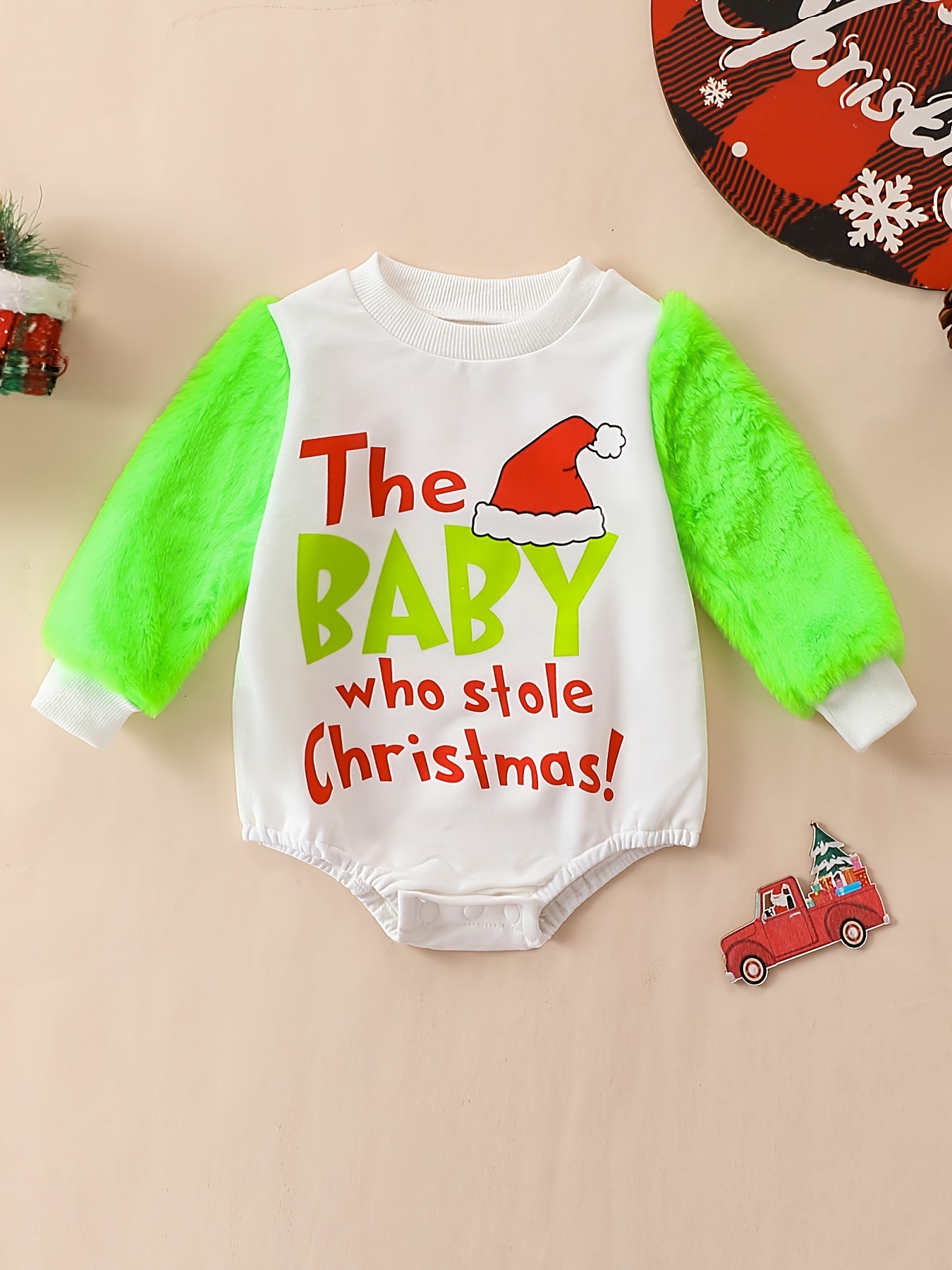 Toddler Baby Boys Girls Christmas Elf Dress Letter Print - Temu