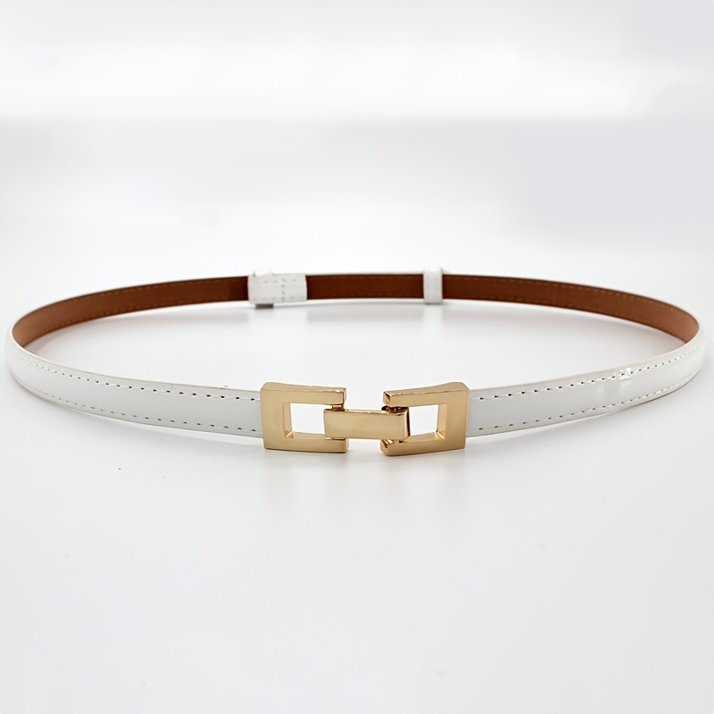 Thin Belt Women's Adjustable Buckle Waist Belt