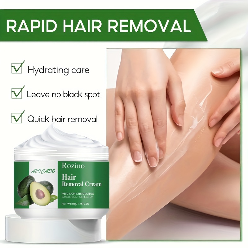 Avocado Hair Removal Cream Men Women Sensitive Formula Temu