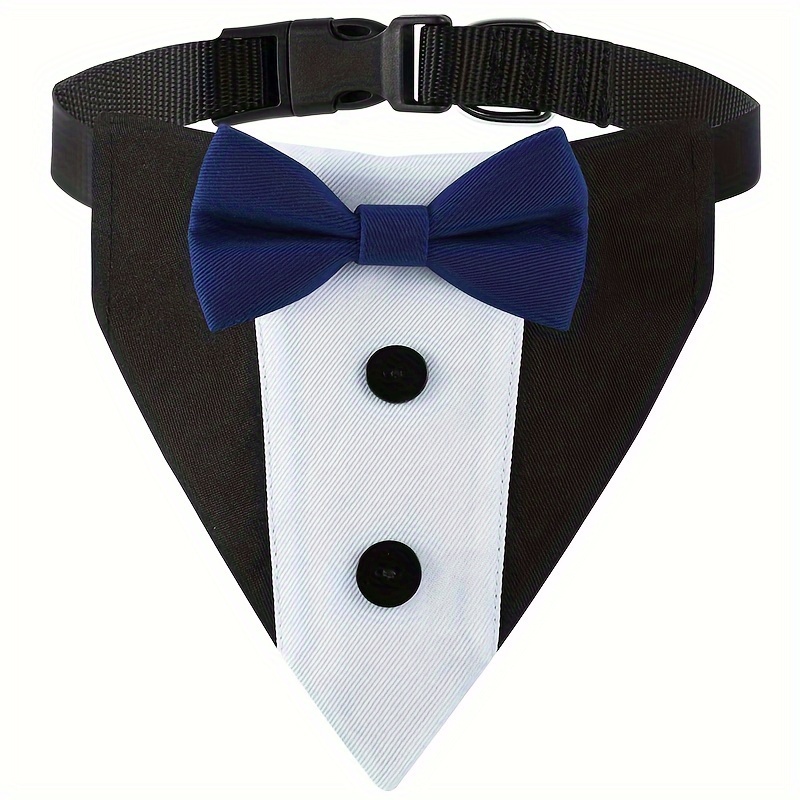 Hundehalsband Mit Krawatte – Verstellbar, Für Kleine & Mittelgroße Hunde, Größe S (40 Cm)