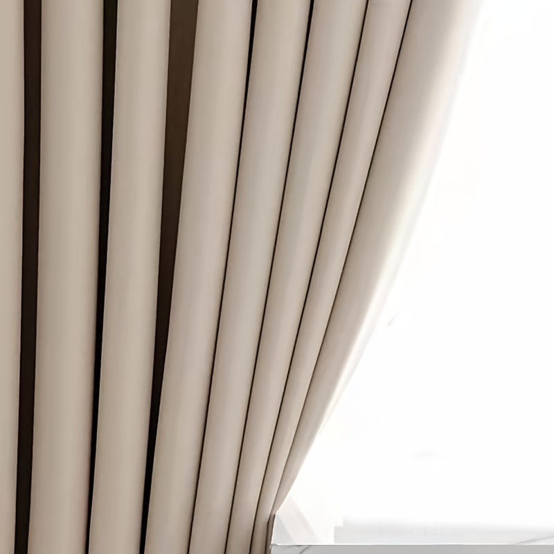 1 Stück Heller Einfacher Vorhang Verdunkelung Wohnzimmer - Temu