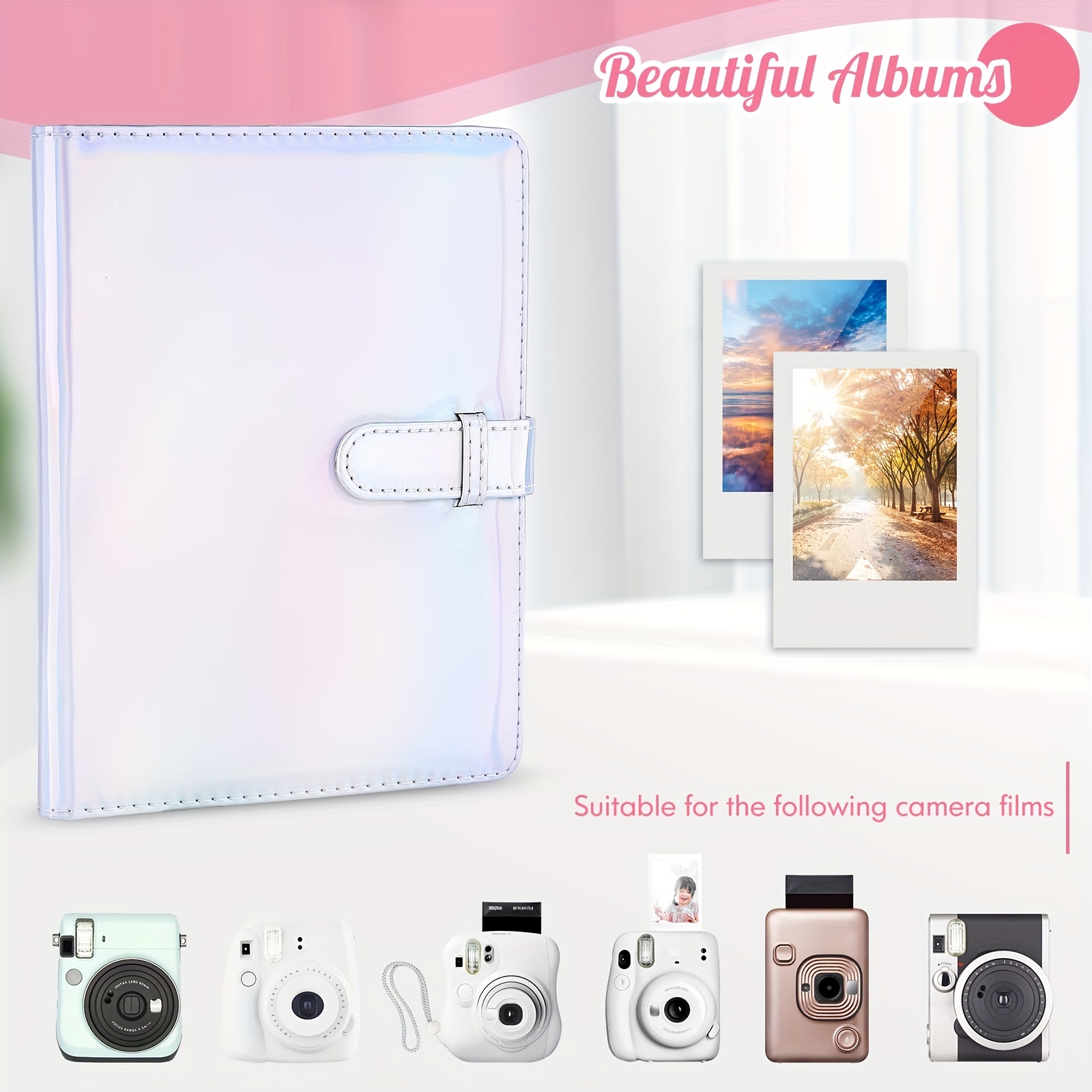 Photo Album for Fujifilm Instax Mini Camera Polaroid Camera Instax Photo  Album w