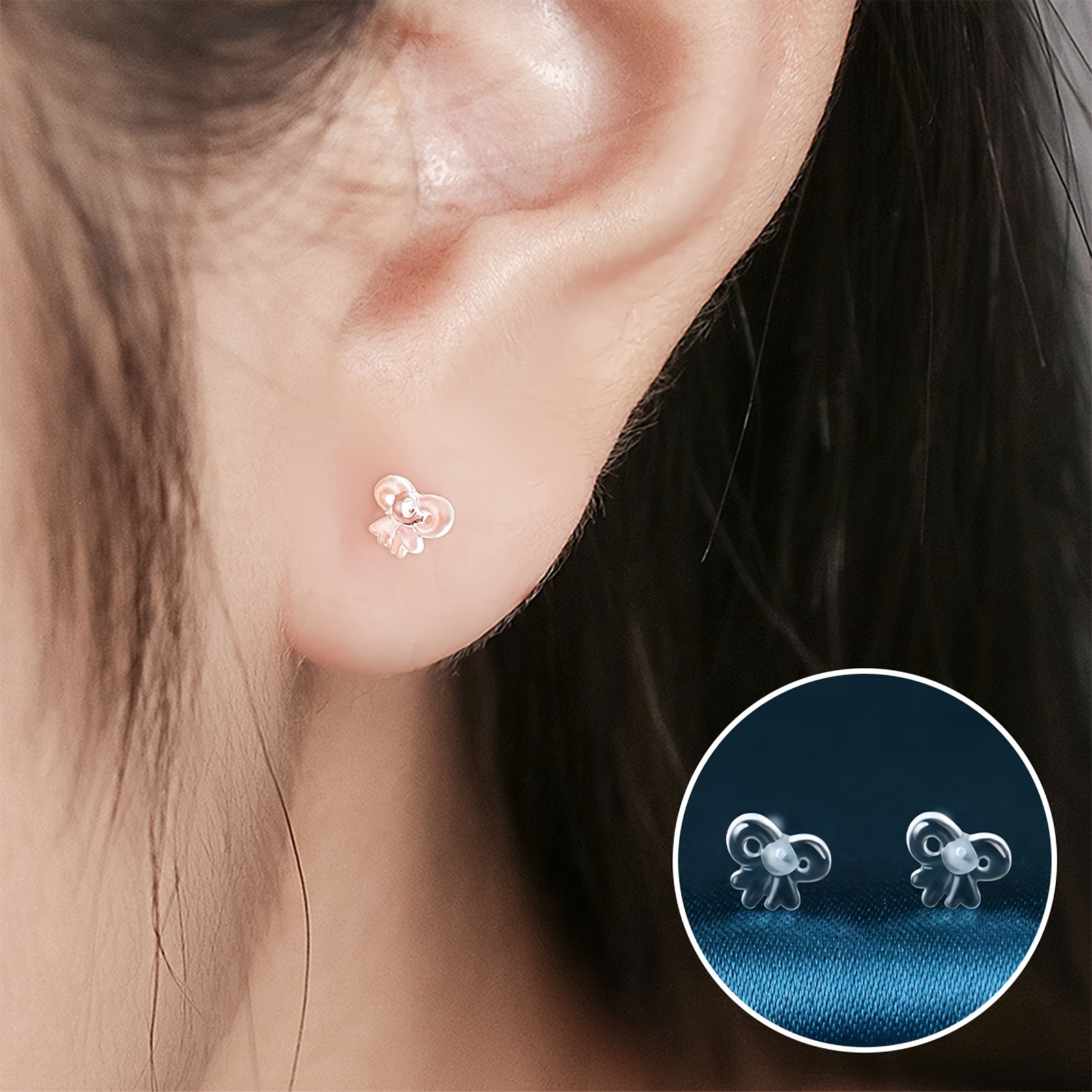 Plastic Stud Ear Rings Tiny Cute Sticks Ear Sticks - Temu