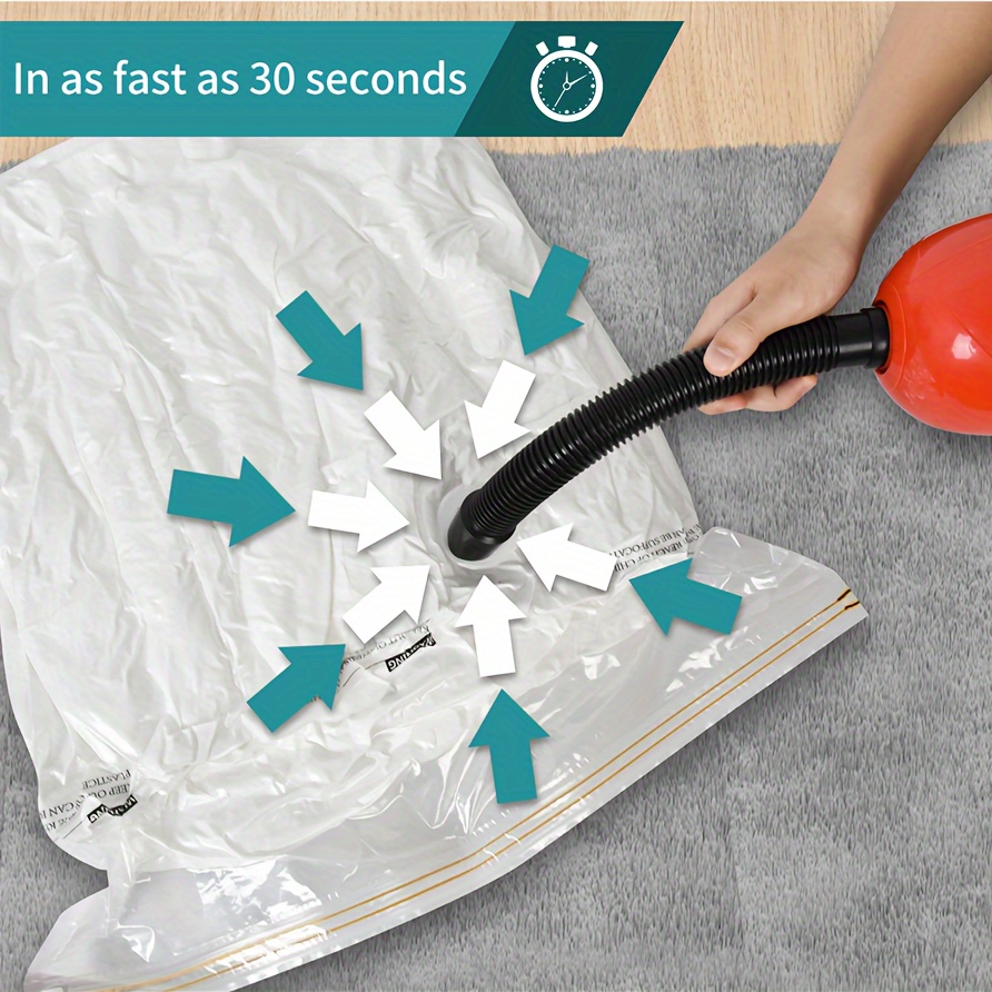 Space saving Vacuum Storage Bags For Clothes Organize Your Temu