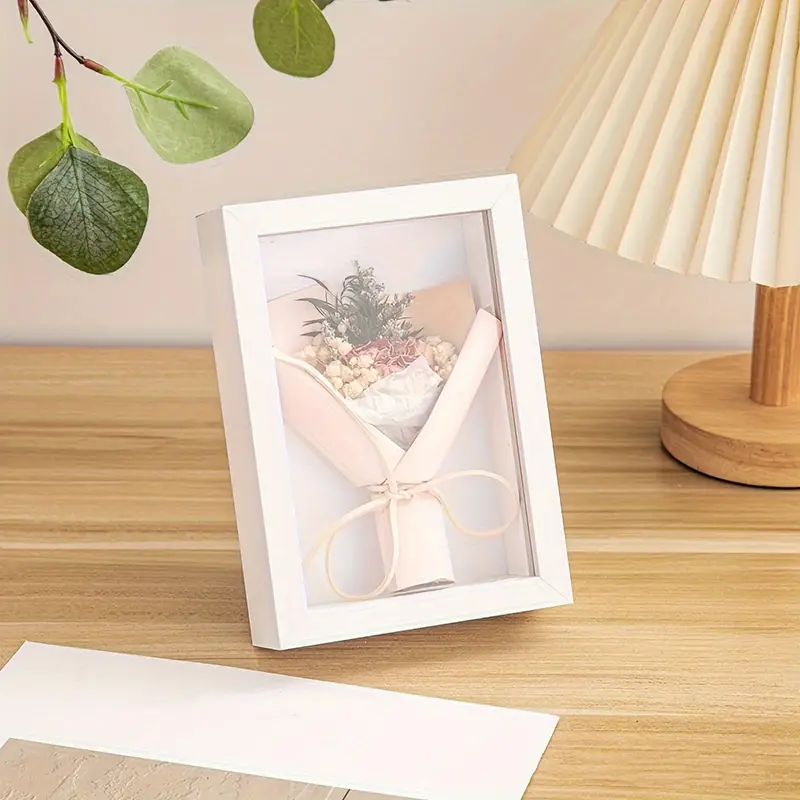 Shadow Box Picture Frame Square Shadow Boxes Display Cases - Temu