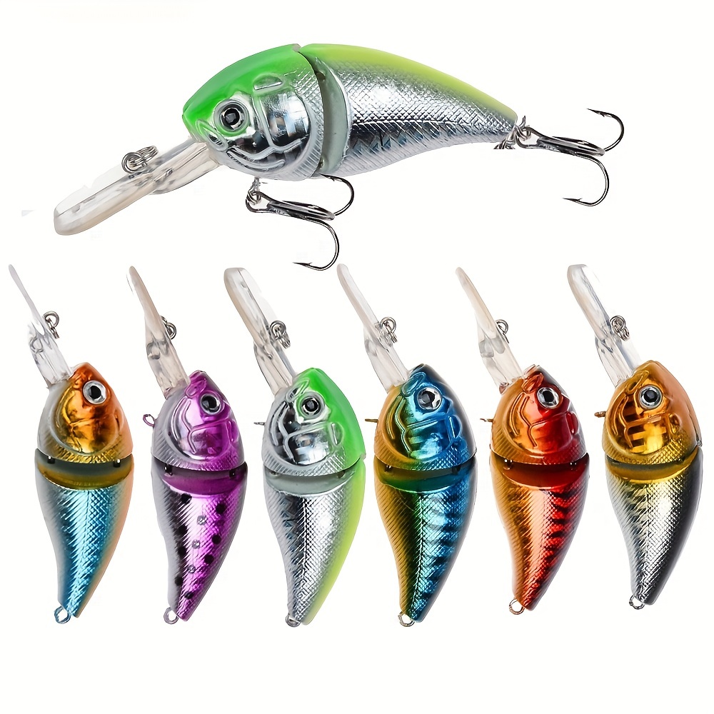 Wobblers Pike Fishing Lures 2 Jointed Sections - Temu