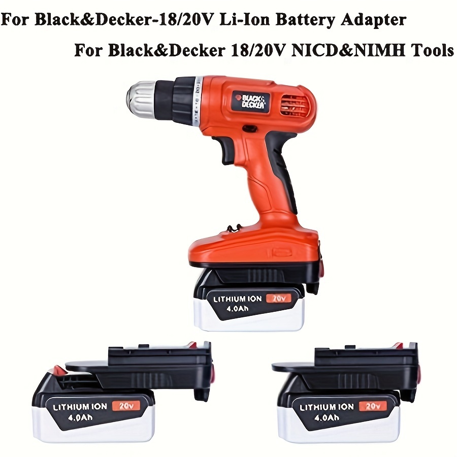 Black and decker 18 volt to 20 volt online adapter