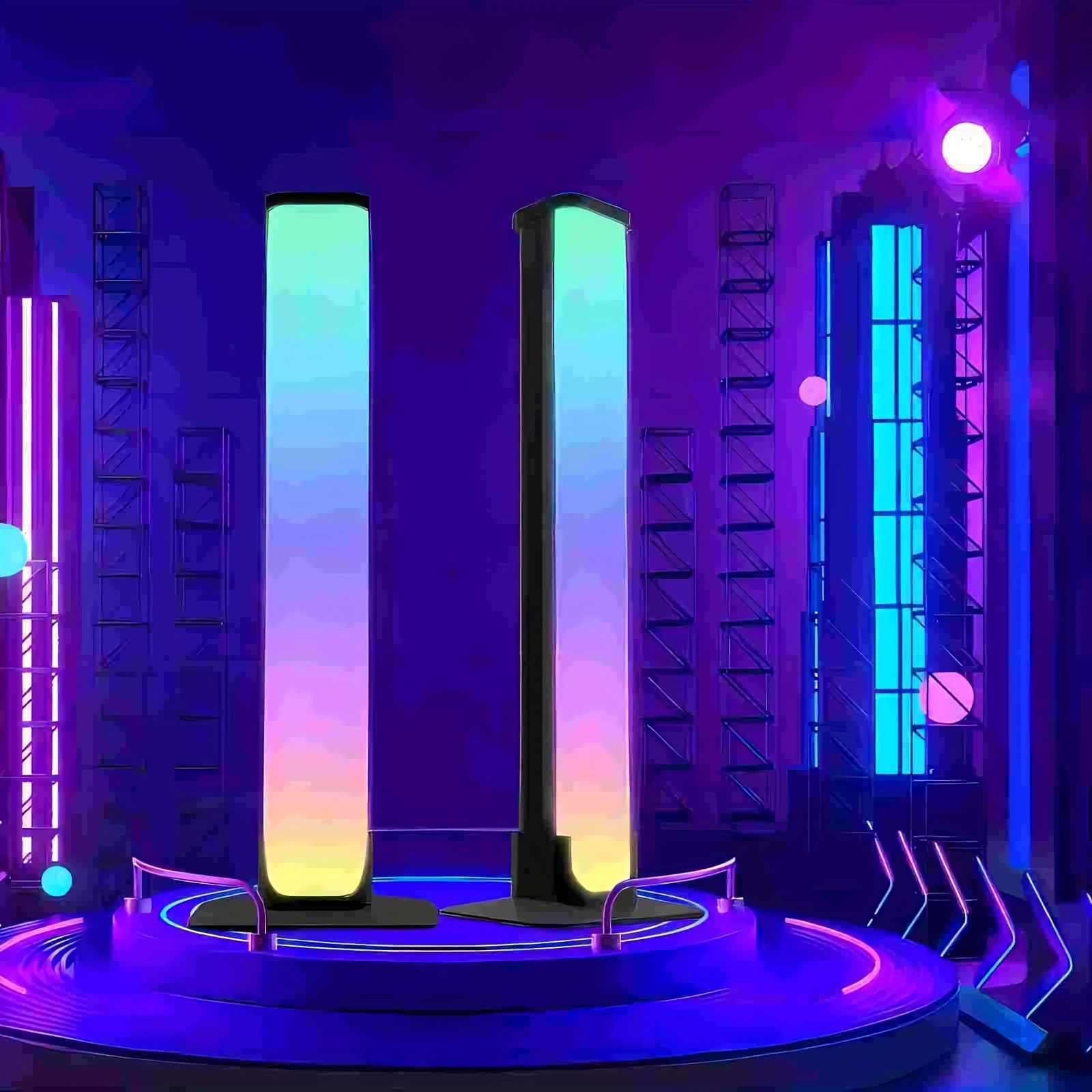 1pc lumières de scène RVB DJ LED lumières lumières de scène - Temu Canada