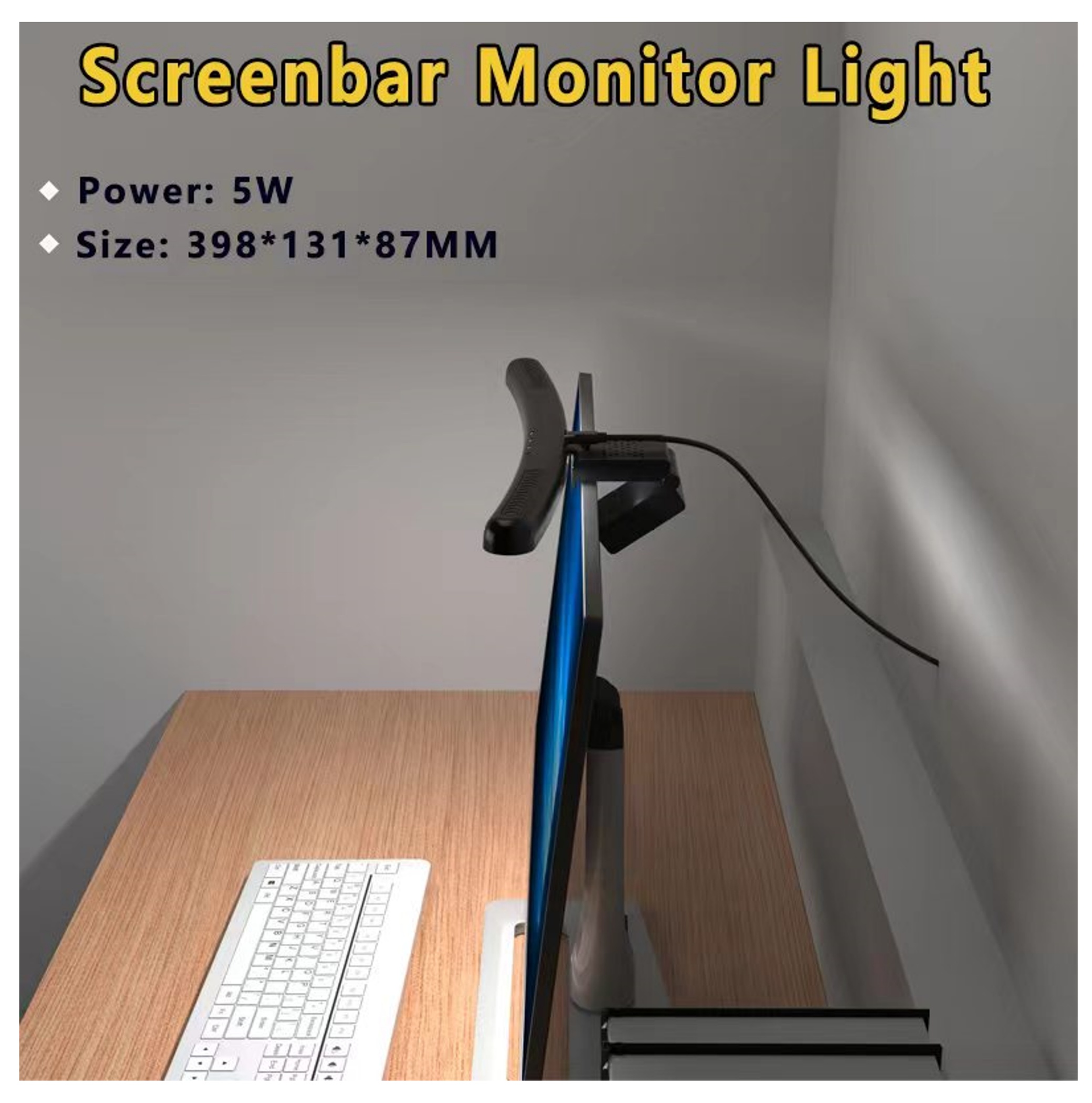 Barra Luminosa Per Monitor Curvo,Lampada Da Tavolo A Led Eye Caring, Lampada  Da Scrivania APSPOW -  - Offerte E Coupon: #BESLY!