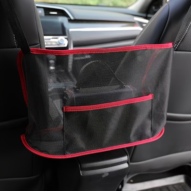 Car Net Pocket Handbag Holder Organizer Between Car Seat Side Storage Mesh  Bag