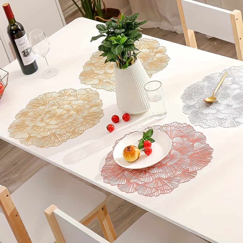 Placemat, Pvc Placemat Non-slip Washable Heat Resists Placemat