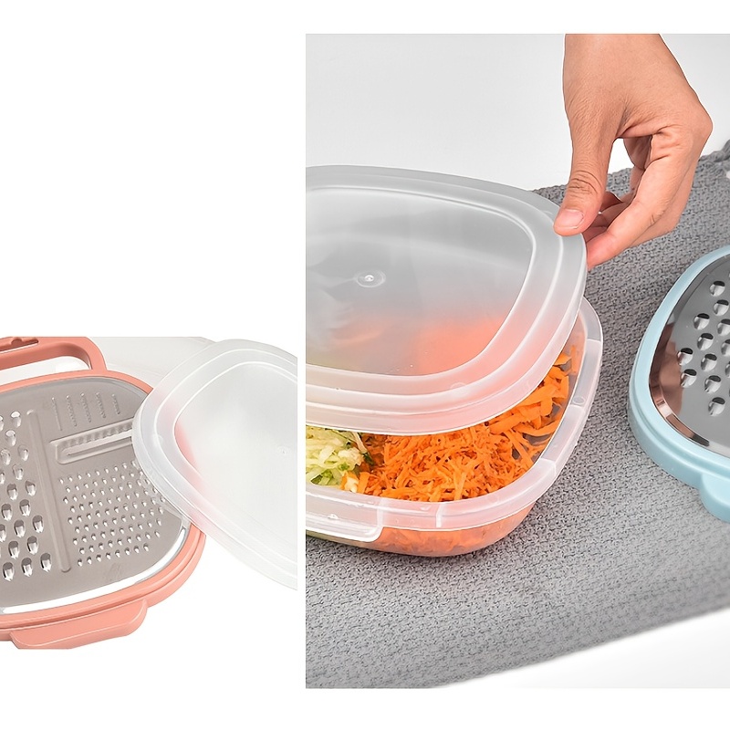 Cheese Grater with Food Storage Container Vegetable Chopper