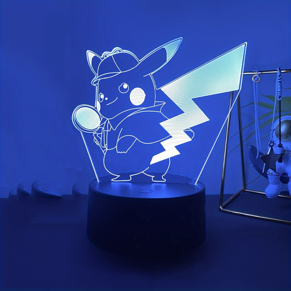 Lámpara Stitch 3d Led Infantil Para Mesa Escritorio