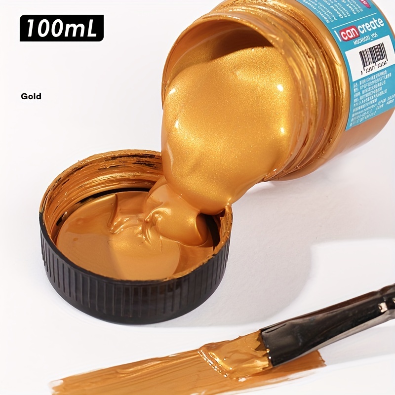 Color gold paint, metallic, rich, intense or pale. Ideal to spray