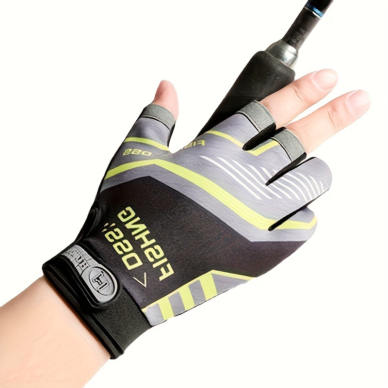 Outdoor Fishing Gloves Fingerless Anti slip Glove Breathable