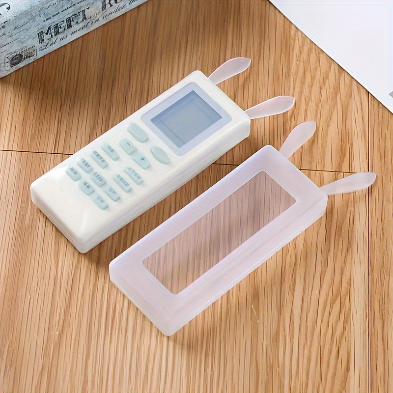 1pc Luminous Silicone Remote Control Cover, Rabbit Ears Dustproof Anti-Fall Protective Case for TV and Air Conditioner Remotes