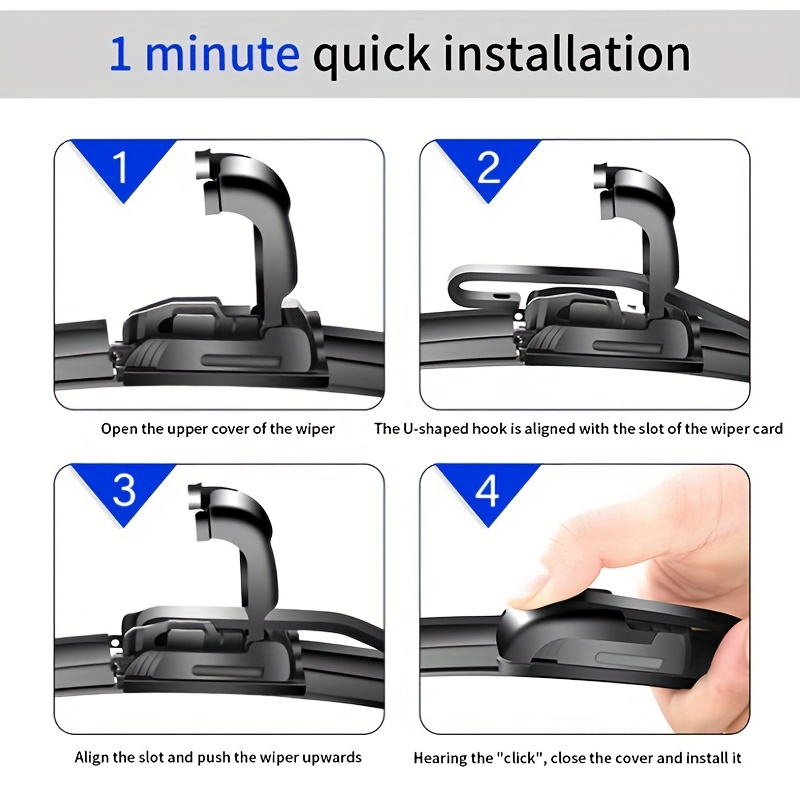U J Type Hook Hybrid Wiper for Windscreen
