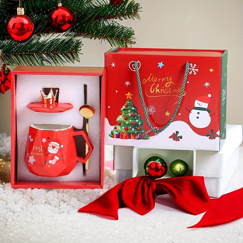 Cadeaux CSE, primes : Coffret Cadeau Thé avec Tasse, Thé, Miel et  Décoration Noël