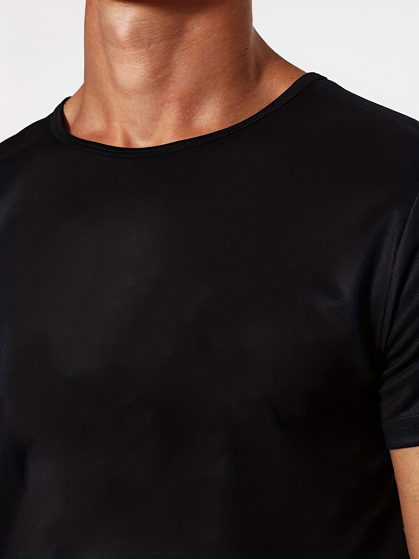 Mens Sports T-Shirts Short Sleeve Training Tee Shirt Breathable Athletic T- Shirt