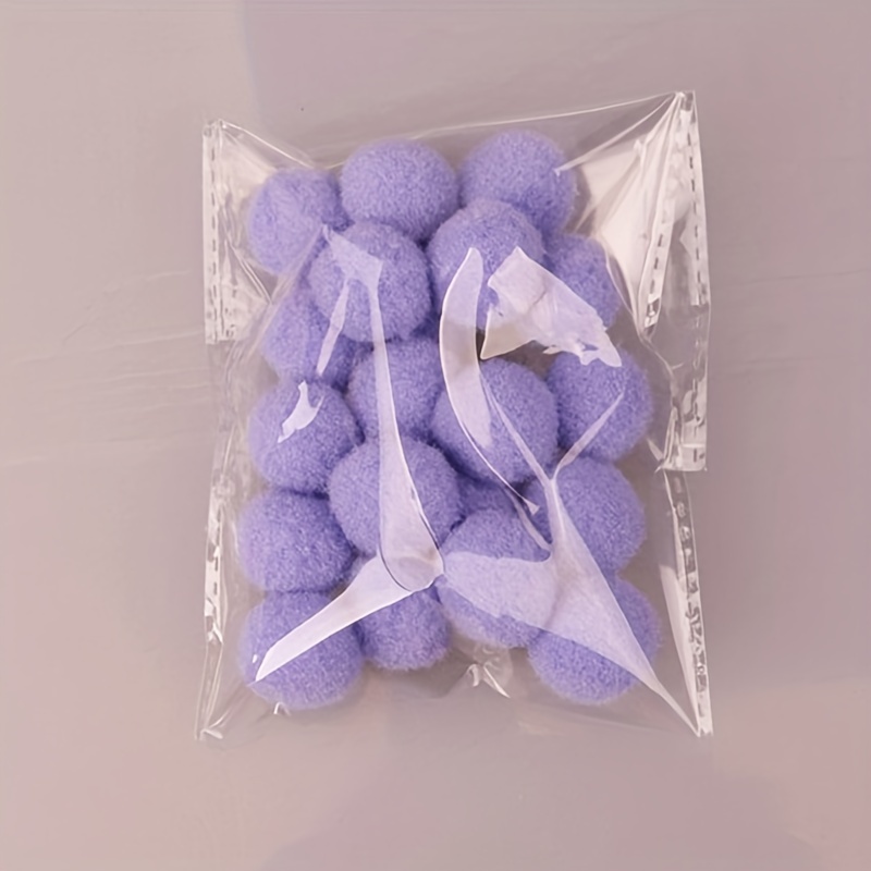 20 Diy Plush Ball Pompones Handmade Materials Colorful - Temu