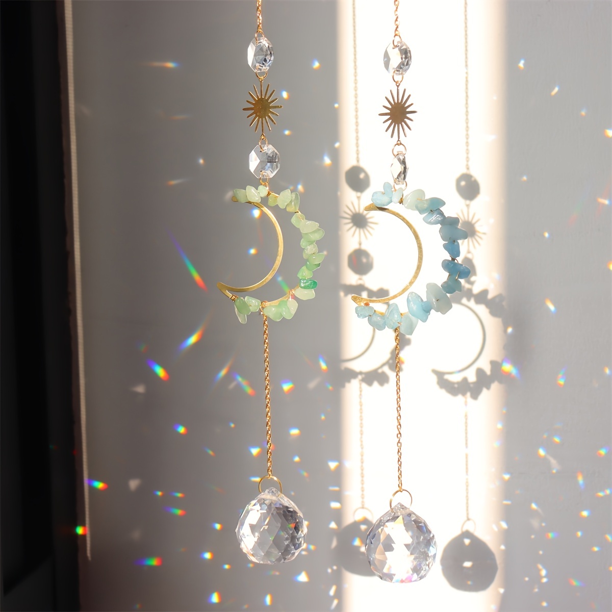 Attrape-soleil lune avec prisme en cristal en vente B2B pour votre magasin  – Faire Luxembourg