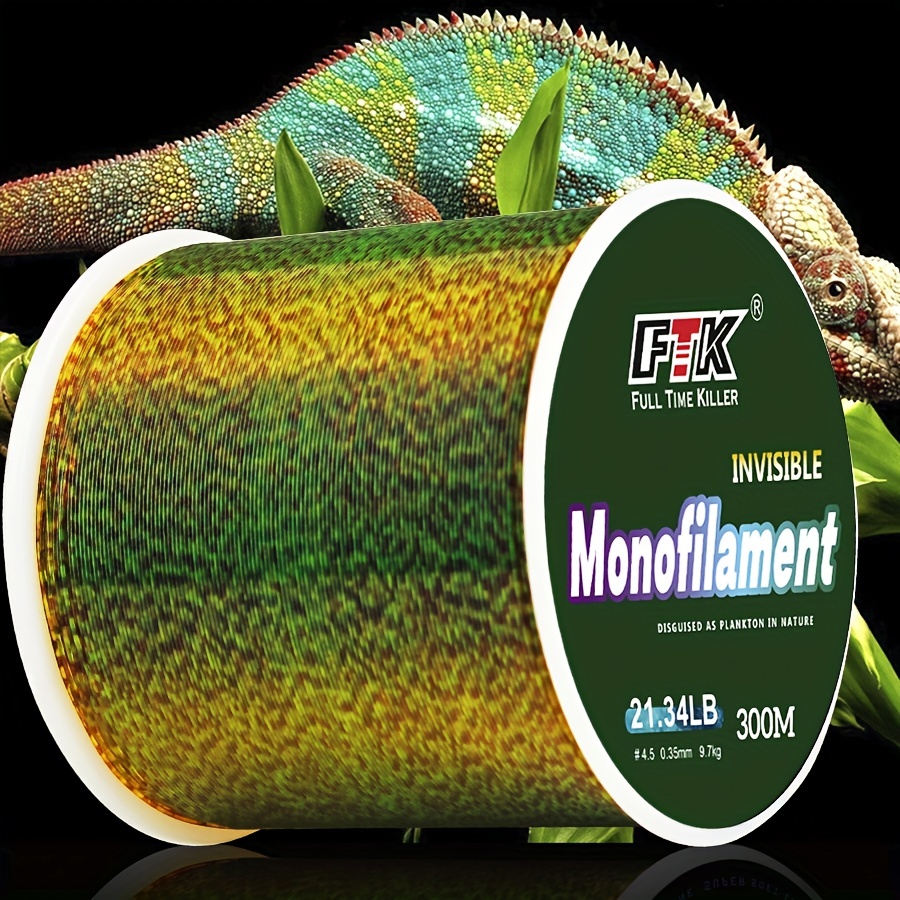 FTK 500m/546yds Spotted Fishing Line, Nylon Monofilament Wear Resistant  Fishing Line, Fishing Accessories