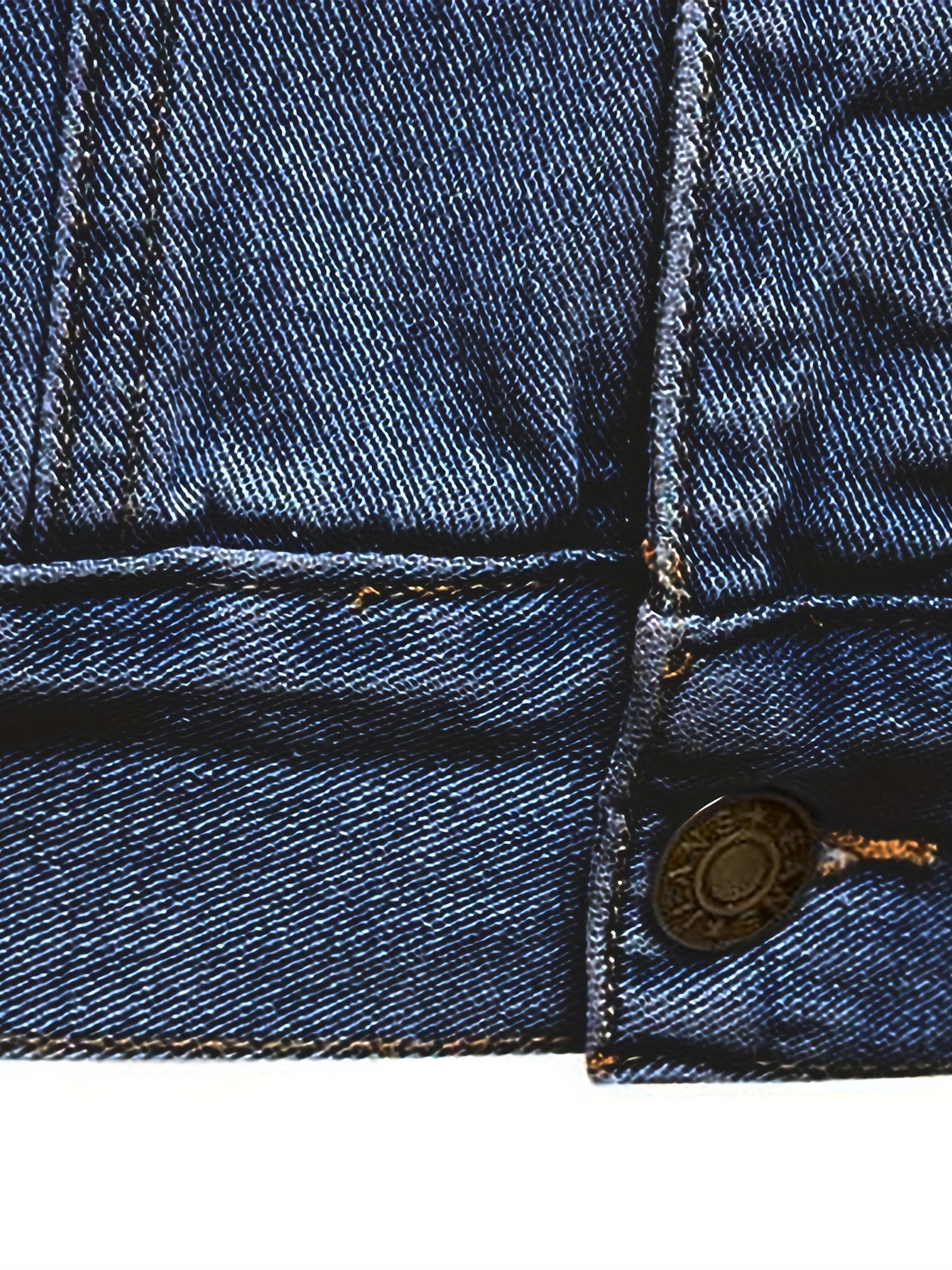 Jacquard Weave Denim Jacket, Men's Casual Street Style Chic Button Up Jacket  - Temu
