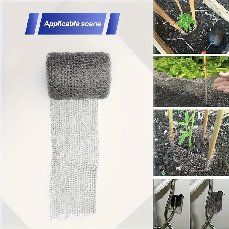 Stainless Steel Mesh Roll Rodent Repellent Mice Copper Wool Temu