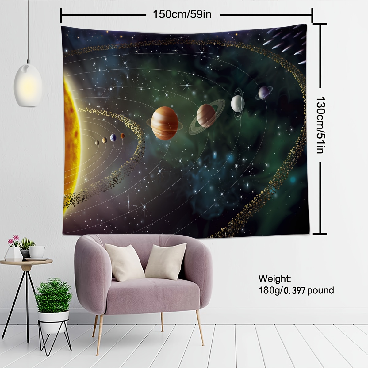 Planet tapestry discount