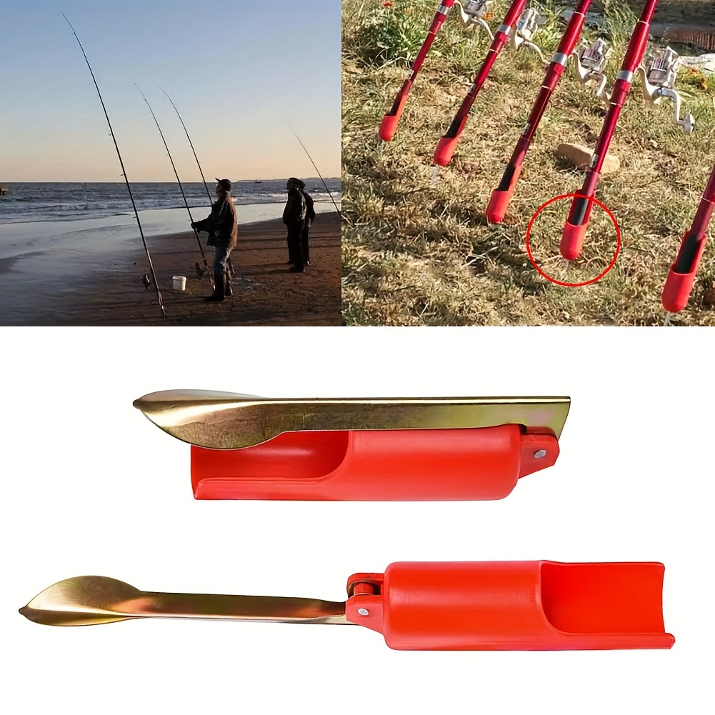 Foldable Fishing Rod Holder Ground Insert Rod Stand Portable - Temu