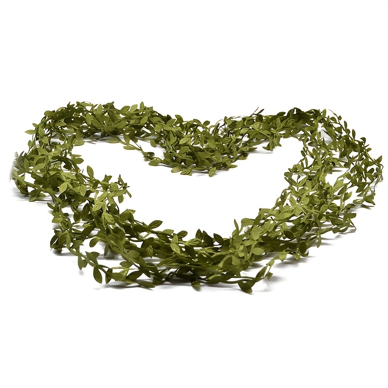 10/20/40/80M Artificial Plants Fake Plants for Wedding Silk Leaf Faux Vines  Bathroom Decorative Diy Wreath Accessories Home Decore Green Rattan