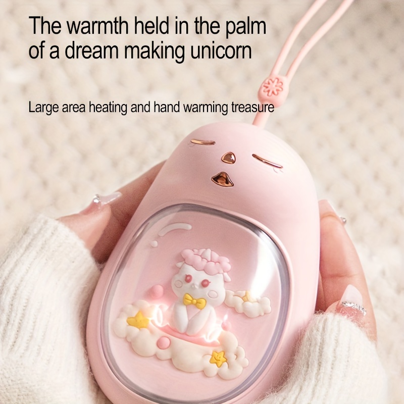 Mini chauffe-mains portable en gel réutilisable, auto-chauffant rapide,  joli chauffe-mains, pack de chauffage