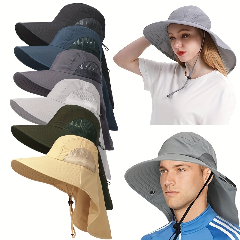 Wide Brim Lace Sun Hats Elegant Uv Protection Floppy Bucket - Temu
