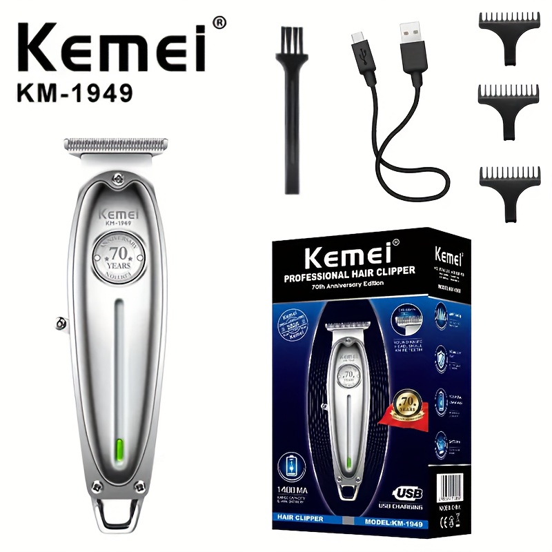 Tondeuse électrique pour les cheveux, Kemei, KM-1949