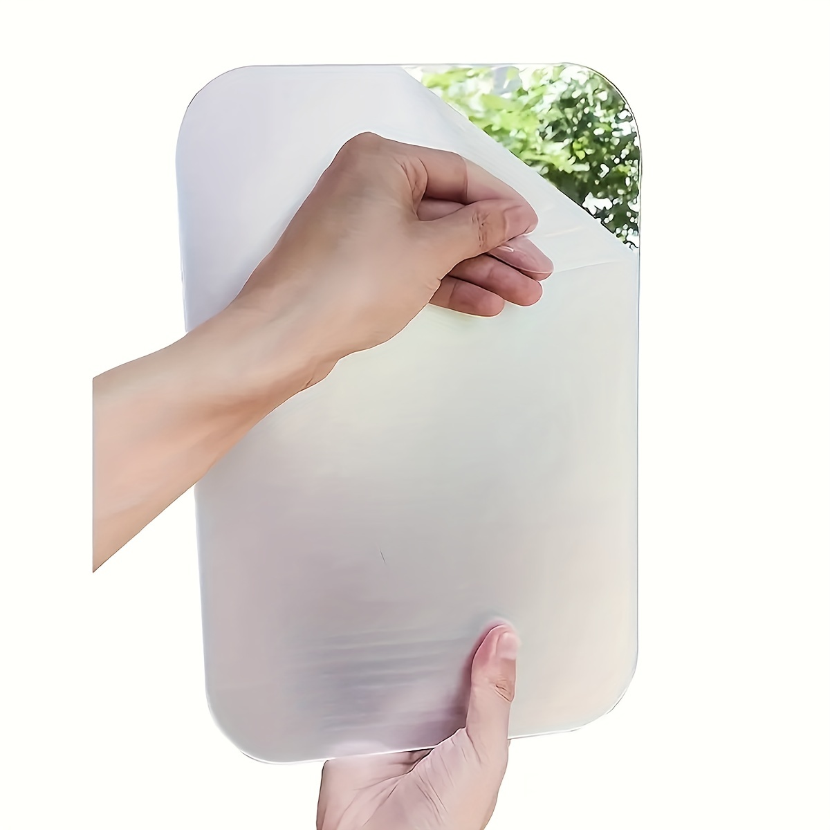 Self Adhesive Acrylic Mirror Tiles Flexible Plastic Mirror Sheets