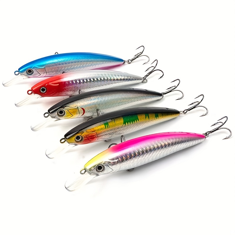 Sinking Pencil Lure Long Casting Bionic Bait With Treble - Temu
