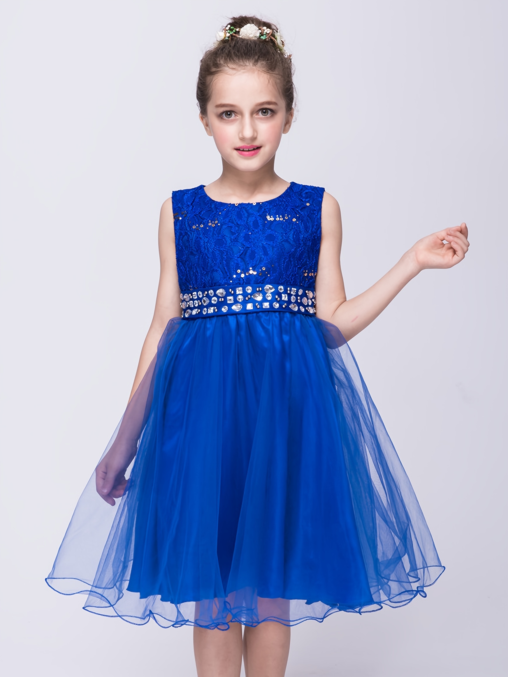 Long Sleeve Flower Girl Dress - Temu