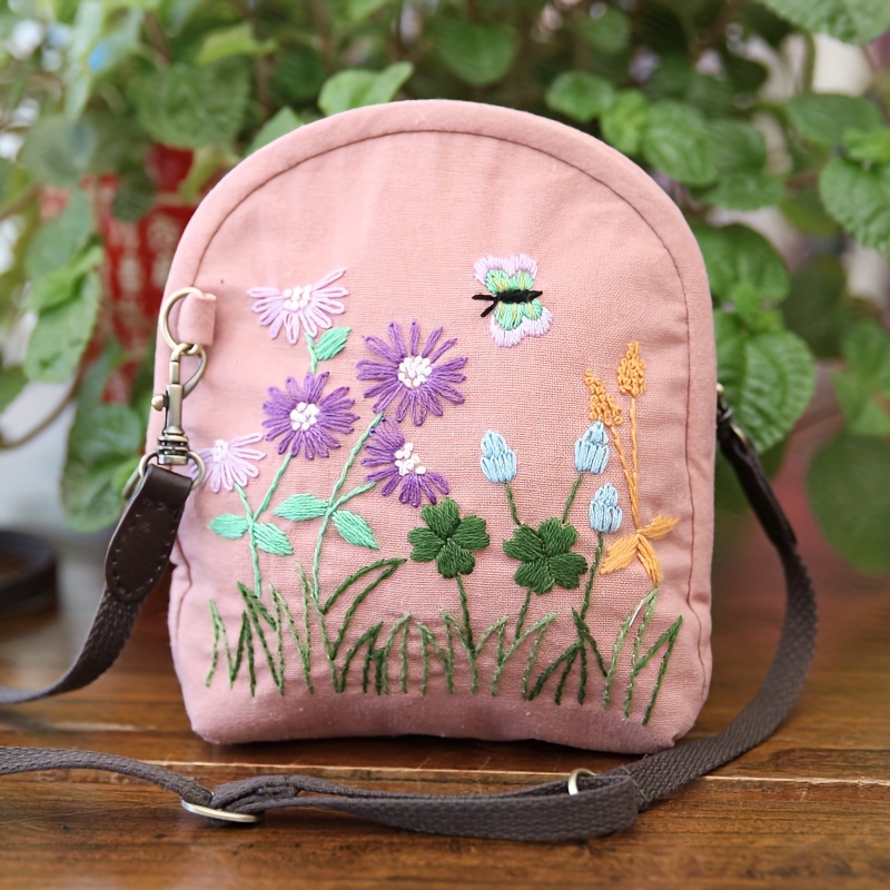 Diy Handwork Mouth Golden Bag Handcraft Embroidery Diy - Temu