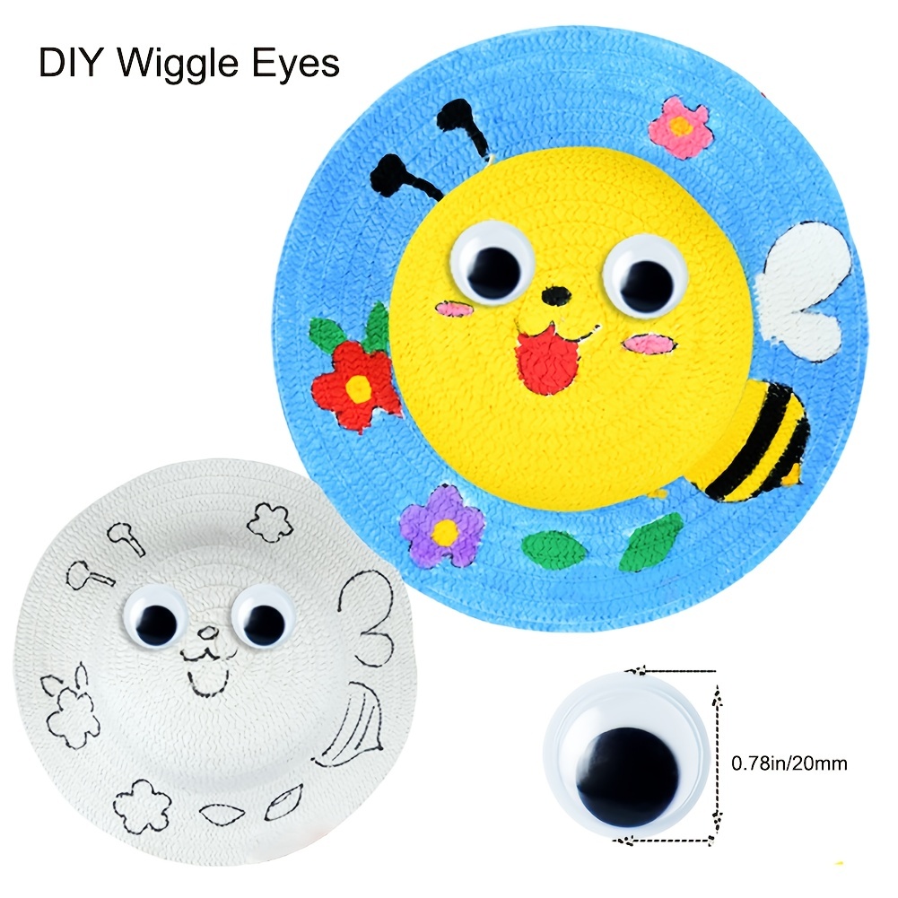Wiggle Eyes With Self adhesive Small Googly Eyes Black White - Temu Malaysia