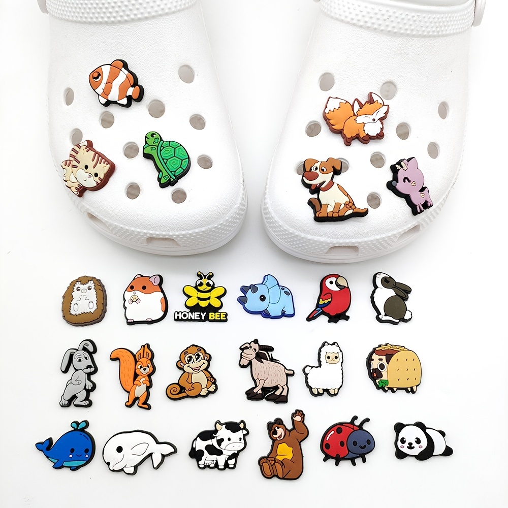 High Quality PVC Croc Clog Charms Animal Cartoon Shoe Charms