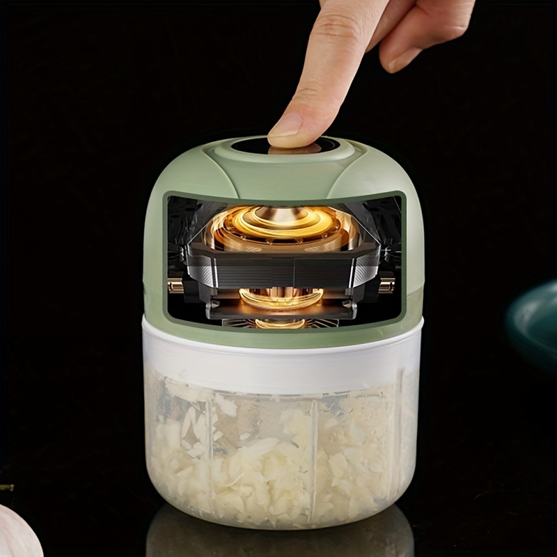 Home Garlic Masher Meat Grinder Cooking Blender Mini Children's Supplement  Machine Small Electric Garlic Masher Garlic Machine. - Temu