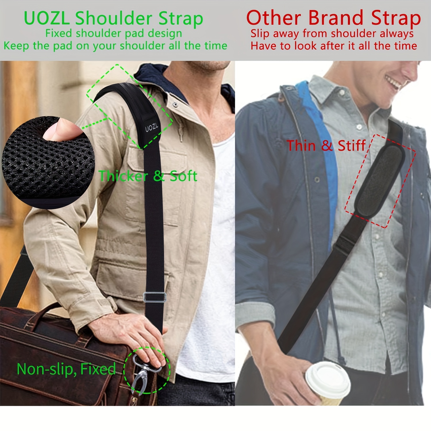 Backpack Shoulder Strap, Adjustable Strap Replacement
