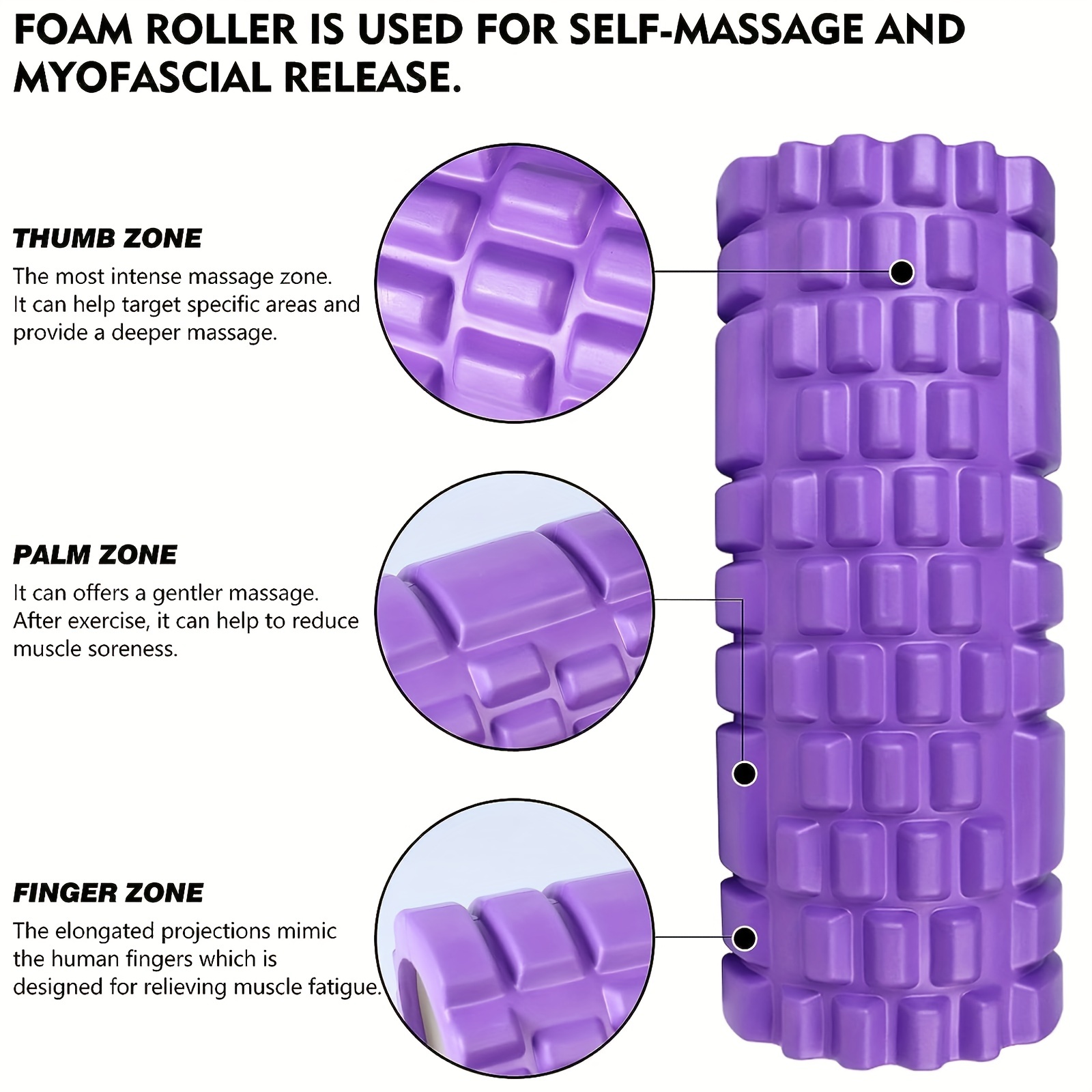 Foam roller 100 cm hot sale